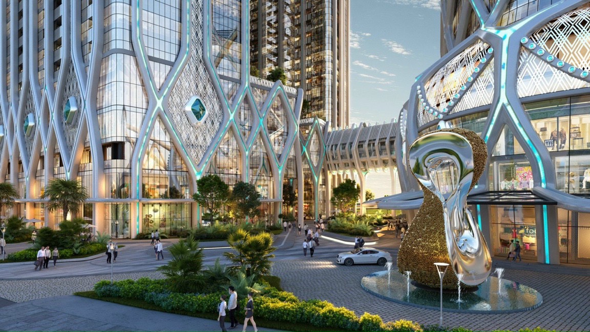 Shop khối đế tại tổ hợp hạng sang Diamond Crown hải phòng